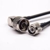 20 шт. 1 м разъем TNC штекер 180 градусов к N Тип 90 градусов штекер коаксиальный кабель с RG223 RG58