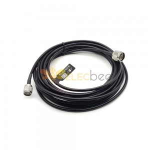 TNC to N Type Cable LMR195 Type Coaxial Cable 6M for WiFi & RFID Antenna