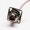 20pcs Types of Coaxial Cable 4 Holes Flange N Female to BNC Male Cable Assembly