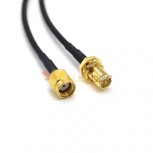 20pcs câble d\'antenne SMA 5M avec câble d\'extension RP-SMA femelle à mâle