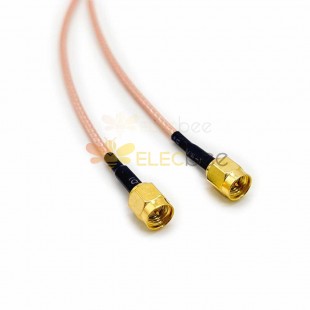 SMA-auf-SMA-Stecker Stecker auf Stecker mit Kabel RG316 40 cm