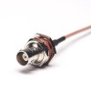 Conectores de cable BNC Recto hembra impermeable a ángulo hembra SMA con RG316