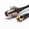 BNC Female Connectors Straight to SMA Straight Male RP Coaxial Cable with RG223 rg58 BNC Female Connectors Straight to SMA Strai