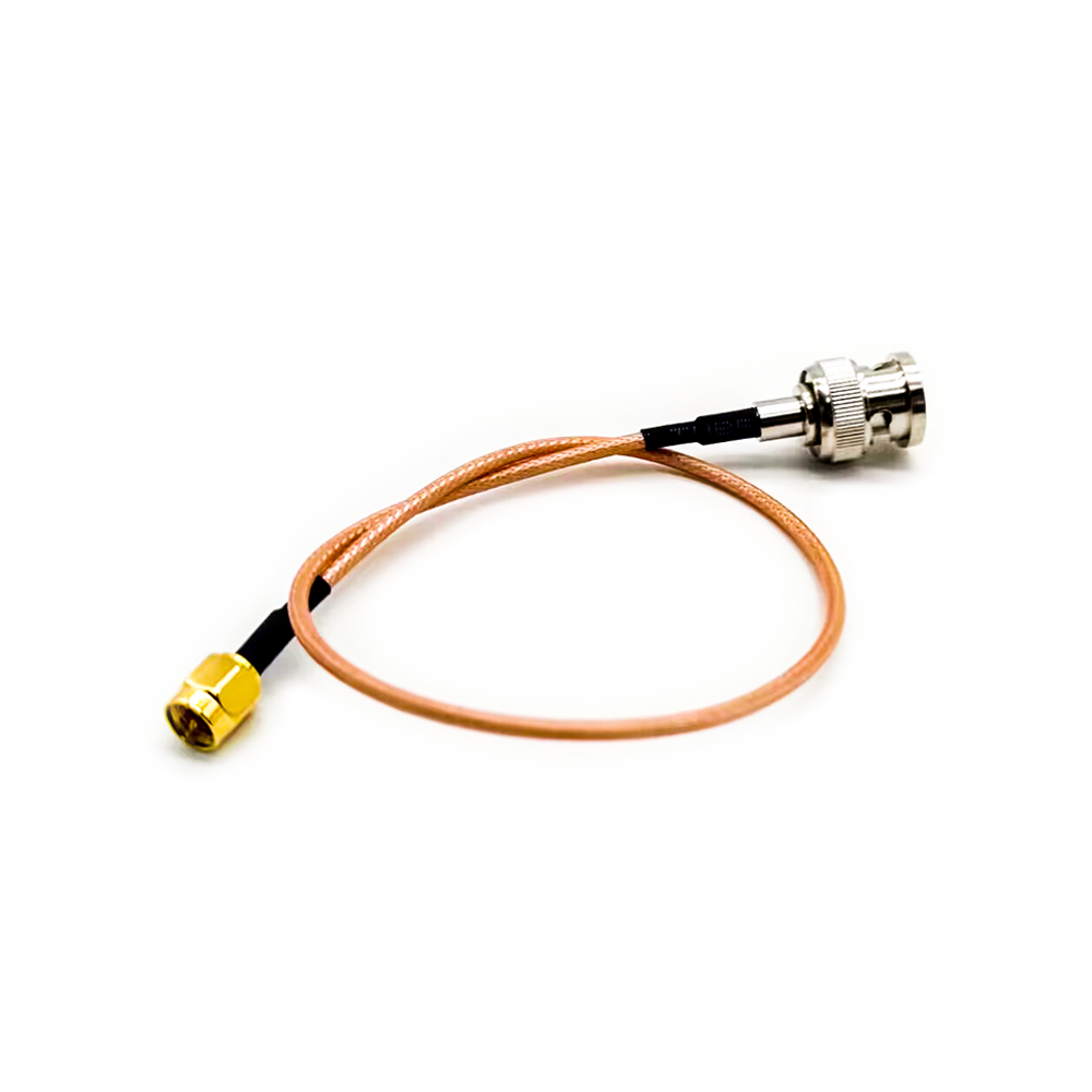 BNC para SMA Cabo 30cm RF Coaxial Adapter Conector