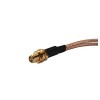 Cable Coaxial RP SMA Bulkhead hembra a dual TS-9 Splitter Combinador De cable Jumper Pigtail RG316 10cm