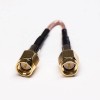 Coaxial Cable SMA Straight Male to 180 Degree Male