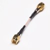 20pcs Coaxial Cable SMA Straight Male to 180 Degree Male