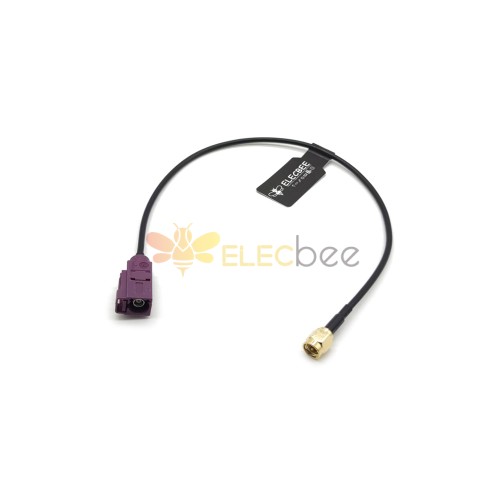 Fakra Extension Cable Fakra D Female to SMA Male with RG174 Cable 30cm