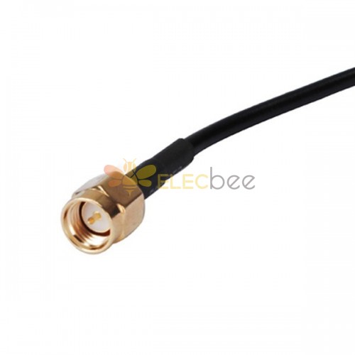 Fakra Male D to SMA male straight pigtail Coax cable RG174 5 ~200cm for wireless 