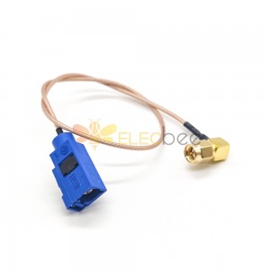 Fakra to SMA Cable RG178 Assembly for GPS Antenna