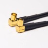 MCX Female to SMA Male Nickel Plating Coaxial Cable RG174