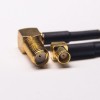 30 Stück MCX-Klinkenkabelstecker 90 Grad auf SMA-Buchse für RG174-Kabel