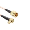 MCX a SMA Cable RG316 Cable coaxial 20CM Adaptador coaxial RF