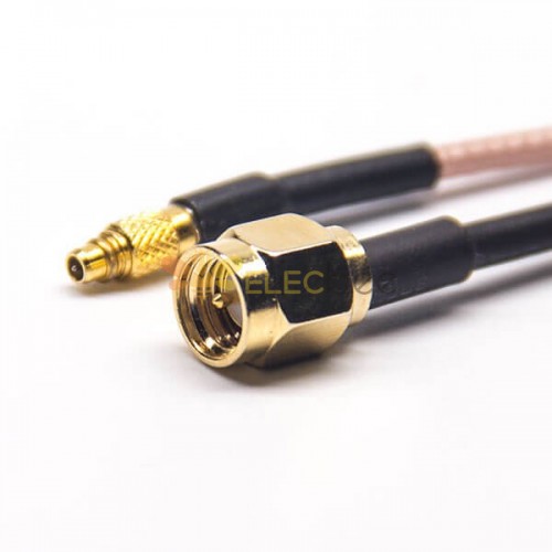 20шт MMCX к кабелю SMA MMCX Male Straight to SMA Straight Male Coaxial Cable с RG316