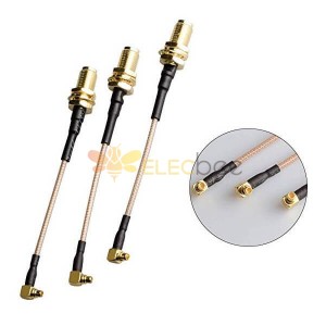 Da MMCX a SMA Cavo RG316 10CM Low Loss Antenna Extension Cable 3pcs