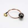 N Type RF Cable Assembly RG316 to SMA Male Right Angle 30CM