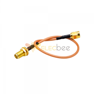Cable SMA inverso de 20 cm macho a hembra RP-SMA cable de extensión