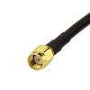 Cable de extensión SMA inverso con RP-SMA macho a n tipo macho RG58 Cable coaxial 1M