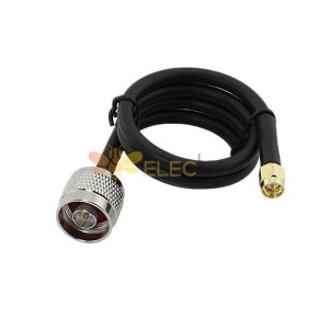 Adaptadores de cable RF RG58 50 CM con N macho a SMA macho RF Pigtail Extender Cable