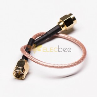 RF Cable Assembly Straight SMA Masculino para Straight RP SMA Male 20cm Cable