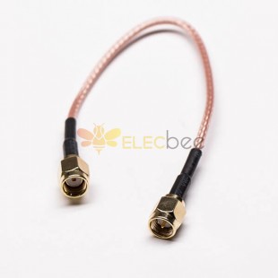 20pcs RF Cable Assembly Straight SMA Male to Straight RP SMA Male 20CM Cable