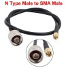 20 piezas RF Cable SMA macho a N tipo macho antena Pigtail Cable RG58U 50CM