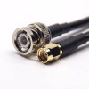 Rf Cables Assembly BNC 180 Degree Male to SMA Male RP Straight avec RG233 RG58