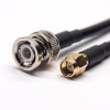 20pcs RF Cables BNC Male 180 Degree to SMA Male Straight Coaxial Cable with RG223 RG58