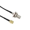 Cable de antena RG174 con SMA macho a BNC hembra, adaptador, Cable flexible de 30CM, 2 uds.