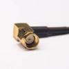 RG174 Coaxial Cable SMA Male RP to MCX Right Angle Female Assembly Cable