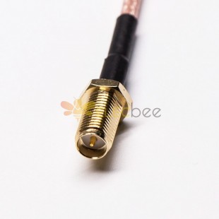 20pcs RP SMA Cable Assembly Female Straight 180 Degree