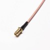 20 piezas RP SMA Cable montaje hembra recto 180 grados