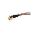 20pcs RP SMA Cable Extension Male to Dual TS-9 Splitter Combiner Cable Jumper Pigtail RG316 10cm