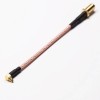 RP SMA Connector Female Straight to Right Angle MMCX Male Cable Assembly