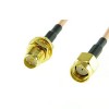 RP SMA Extension Cable with RP-SMA Male to RP-SMA Female for Antenna 2PCS