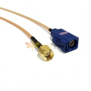 20 piezas RP SMA Cable conector macho a Fakra C Cable Coaxial hembra RG316 15CM para antena GPS