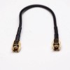 SMA Cable Assembly SMA Straight Male to SMA Male 180 Degree With RG223