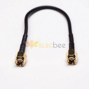 20pcs SMA Cable Assembly SMA Straight Male to SMA Male 180 Degree With RG223