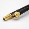 Cable SMA Hembra a macho Cable recto RG58 1m