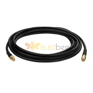 SMA Cable Male to Female Reverse Polarity Pigtail Adapter Extension Cable RG58 3M for Antennas Router Amplifier
