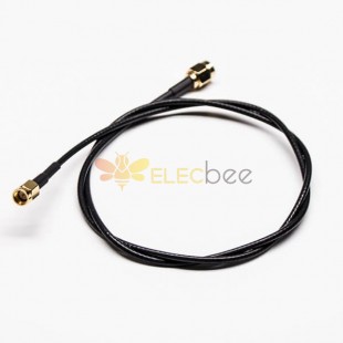 SMA Cable Male to Male Straight 180 Degree Cable Assembly 60cm