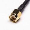 20 adet SMA Kablo Erkek - Erkek Düz 180 Derece Kablo Tertibatı