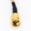 SMA Cable RG316 GPS Antenna Extension Cable Fakra C Jack Female to SMA Male Plug Pigtail 10CM