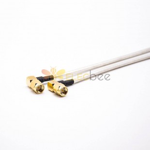 SMA Cable Soldering Coaxial Assembly Male Right Angled to RG405 Cable