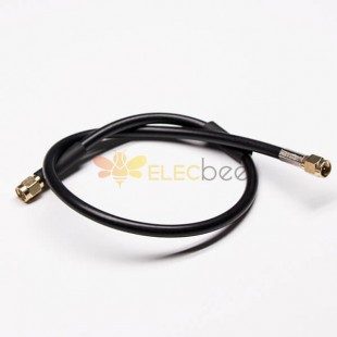 20pcs câble de connecteur SMA mâle droit à assemblage de câble mâle SMA droit