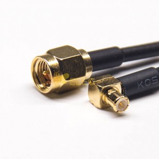 20 шт., удлинительный кабель SMA, штекер, прямой к MCX, штекер, прямоугольный штекер, RF коаксиальный кабель с RG 316