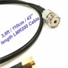 20 قطعة SMA Jumper Cable LMR200 ضفيرة كابل منخفض الخسارة إلى UHF SO-239 أنثى 100 سنتيمتر