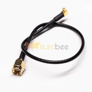 SMA Мужской кабель 180 градусов по праву угол MCX мужской кабельной сборки