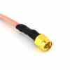 SMA Male Cable 2 in 1 Dual Fakra C Plug to SMA Plug Connector Extension Cable RG316 15cm