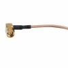 SMA macho a hembra extensión de cable coaxial cable RG316 30CM para antena inalámbrica